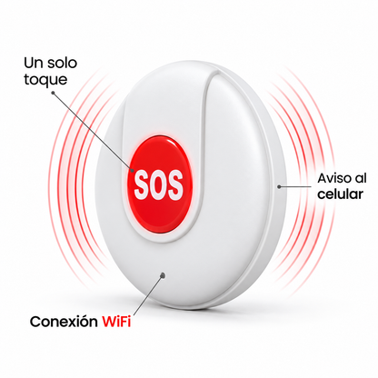 Botón SOS Wifi para adultos mayores